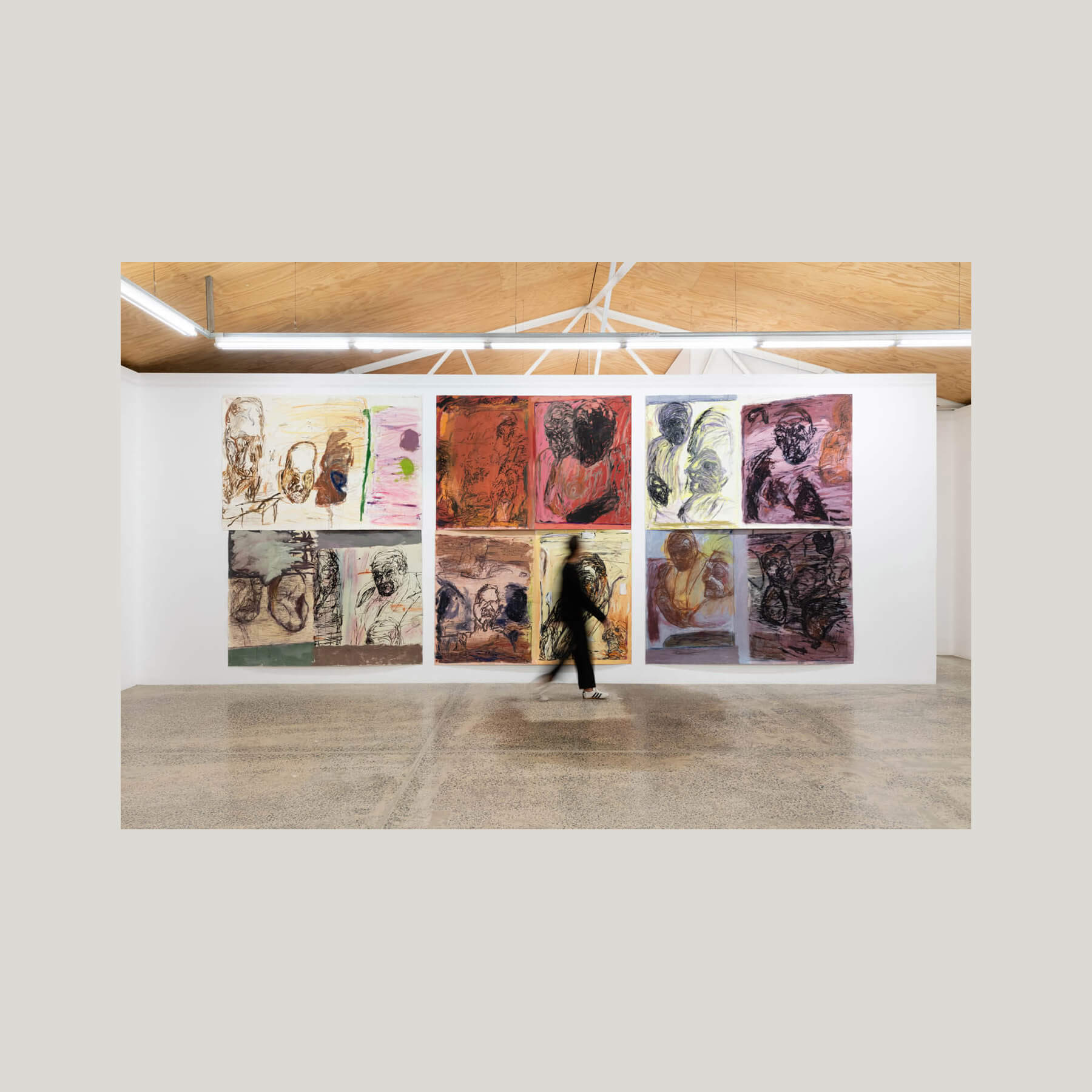 Mike Parr 'Human Animals' @ Station Gallery Melbourne